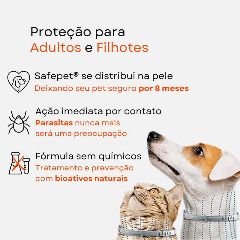 Colar Anti Pulgas e Carrapatos - AG SHOPP